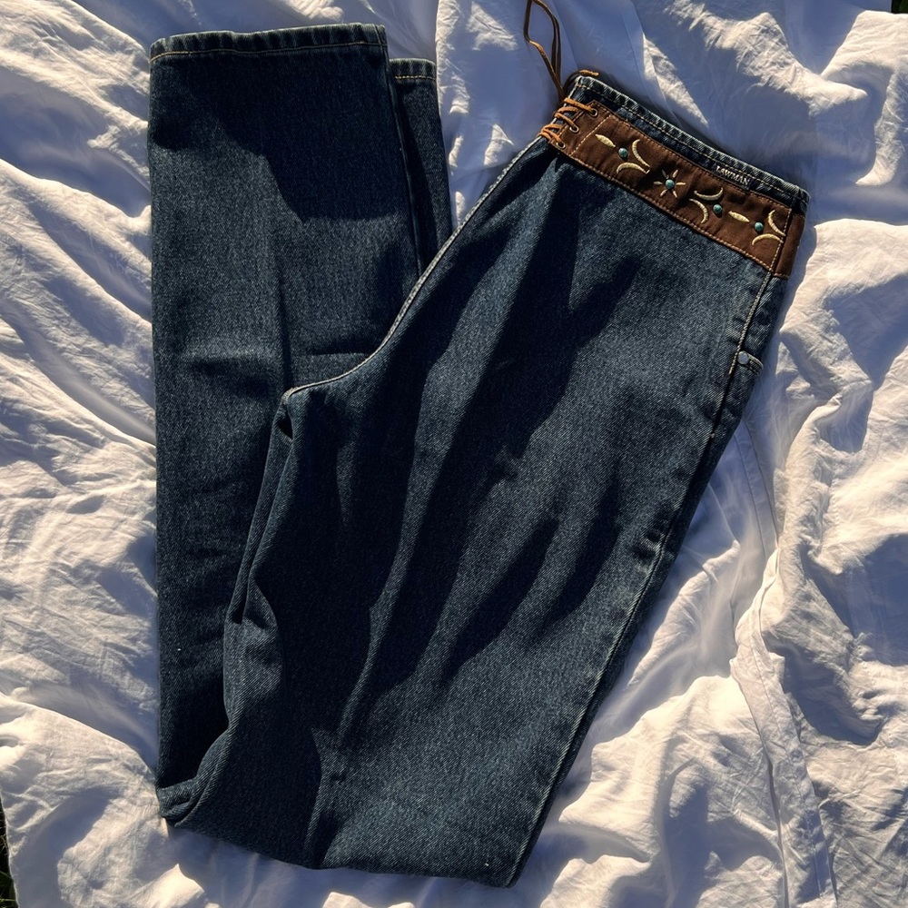 Lawman Vintage High Waisted Cowgirl Jeans